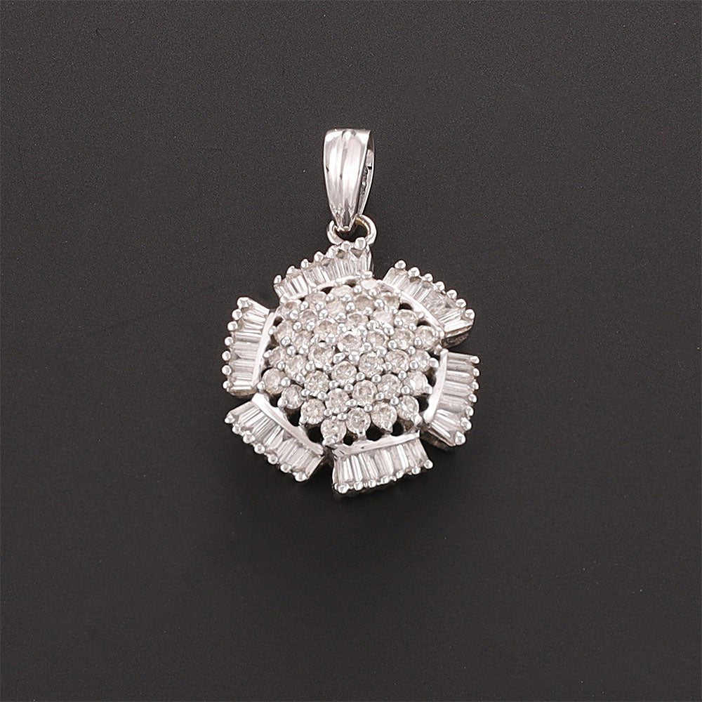 18ct White Gold Diamond Pendant 6000243Necklace/ PendantsRetroGold