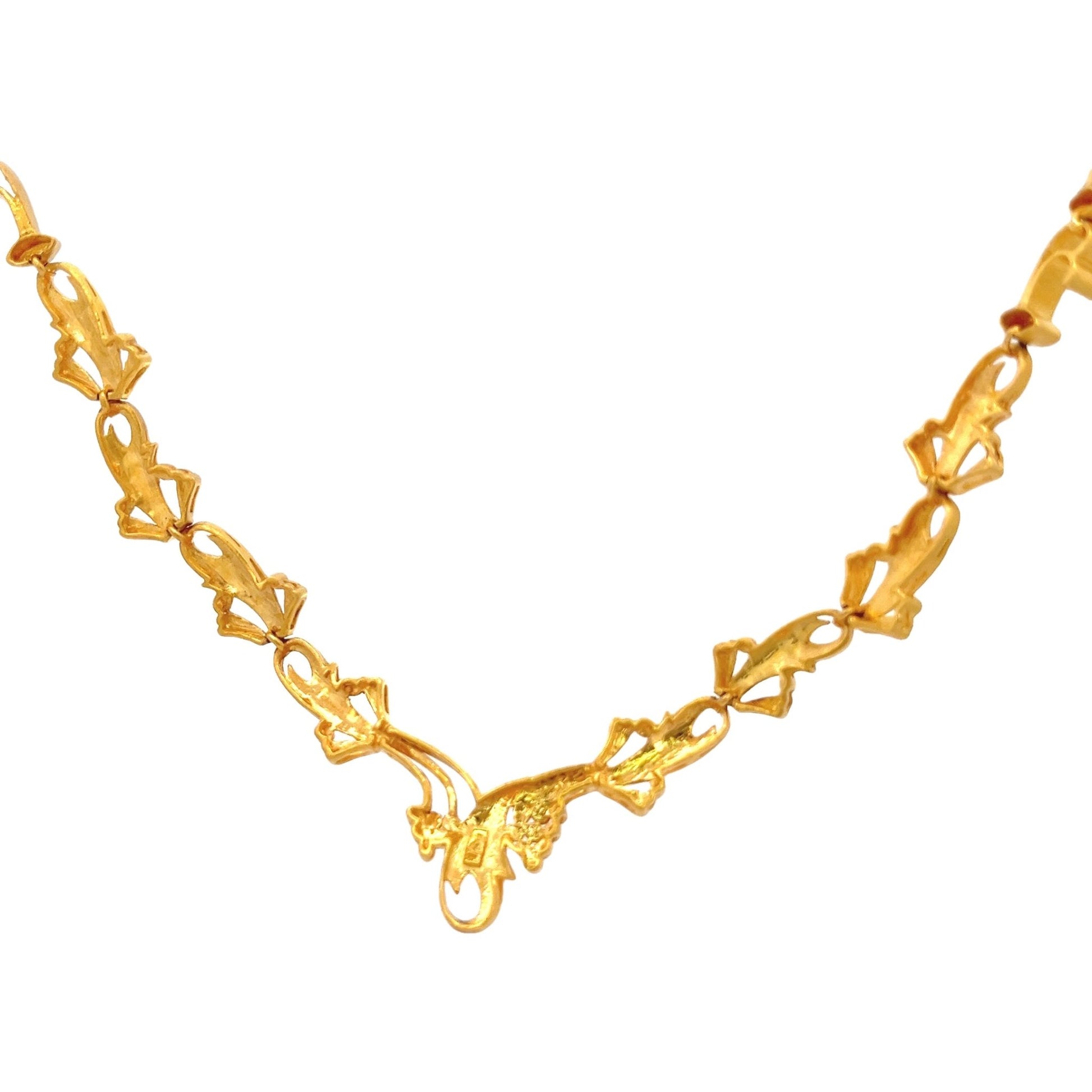 22ct elegant golden necklace 07001331NecklaceRetroGold