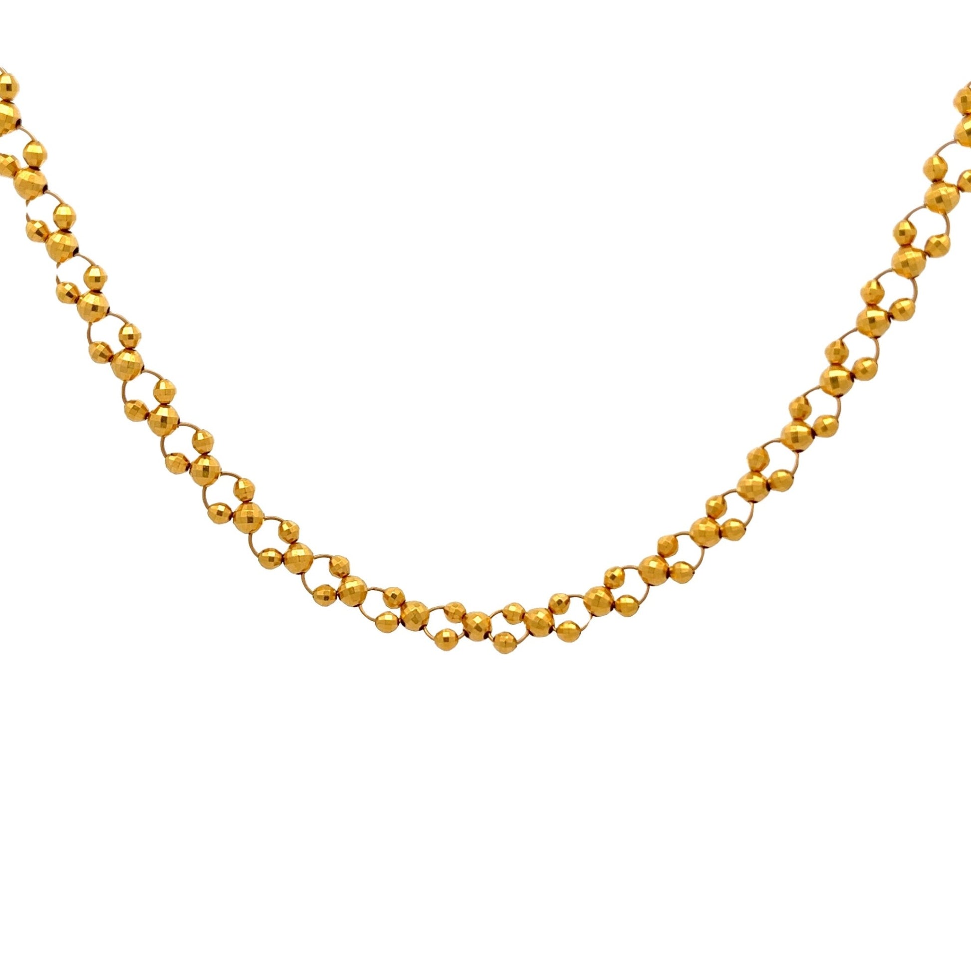 22ct solid gold necklace 05001284RetroGold