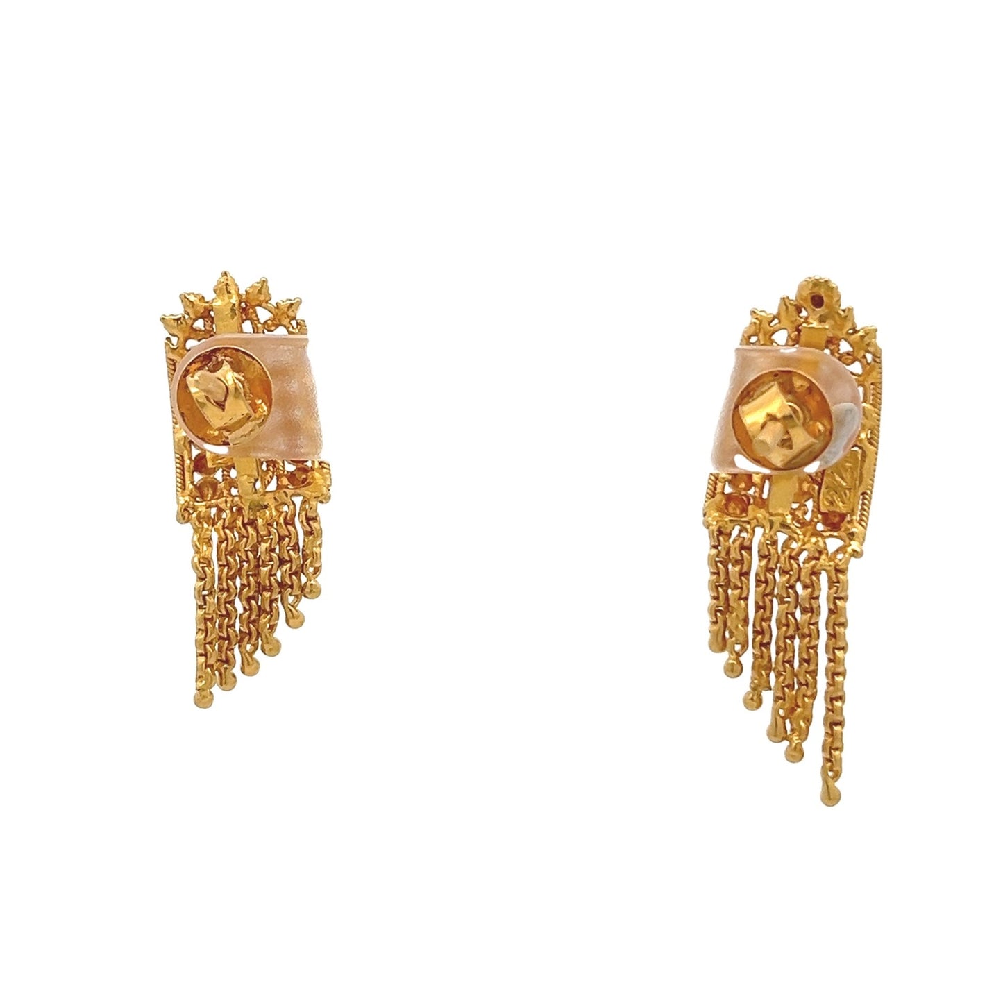 22ct solid gold tassel earrings 06003463EarringRetroGold