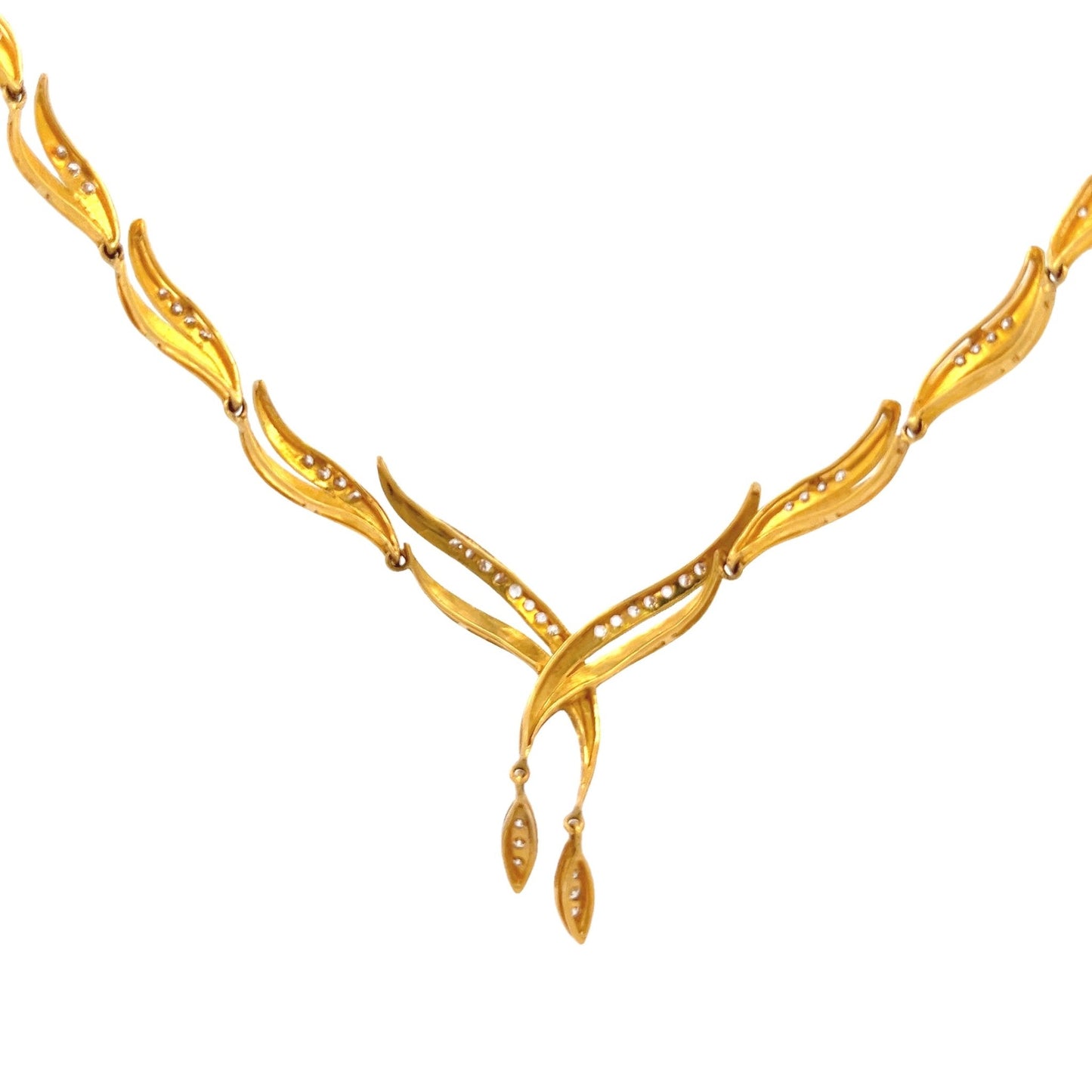 22ct yellow gold elegant necklace 07001332NecklaceRetroGold