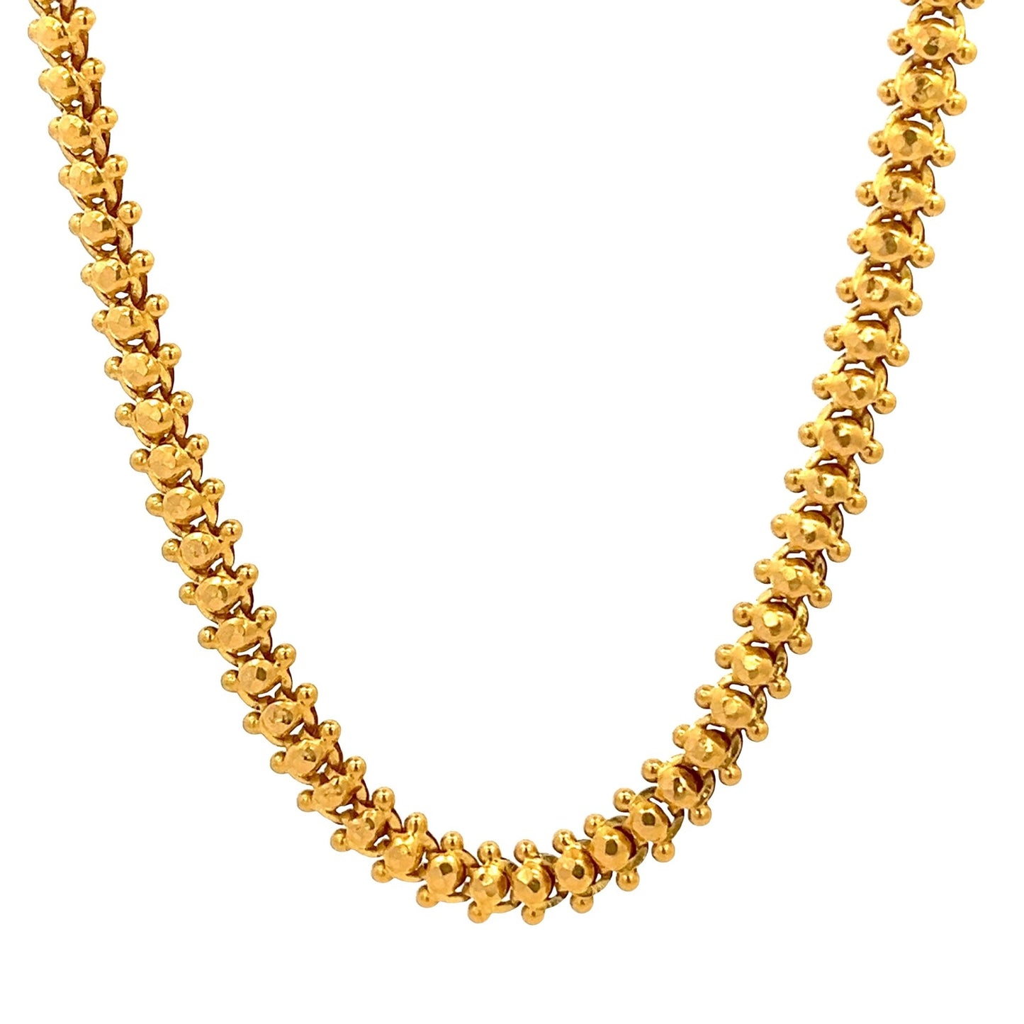 22ct yellow gold necklace unique design 05001226ChainRetroGold