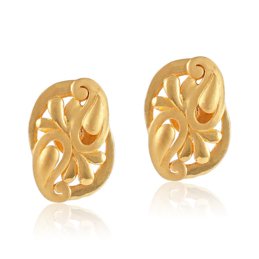 22ct yellow gold earrings 01002781