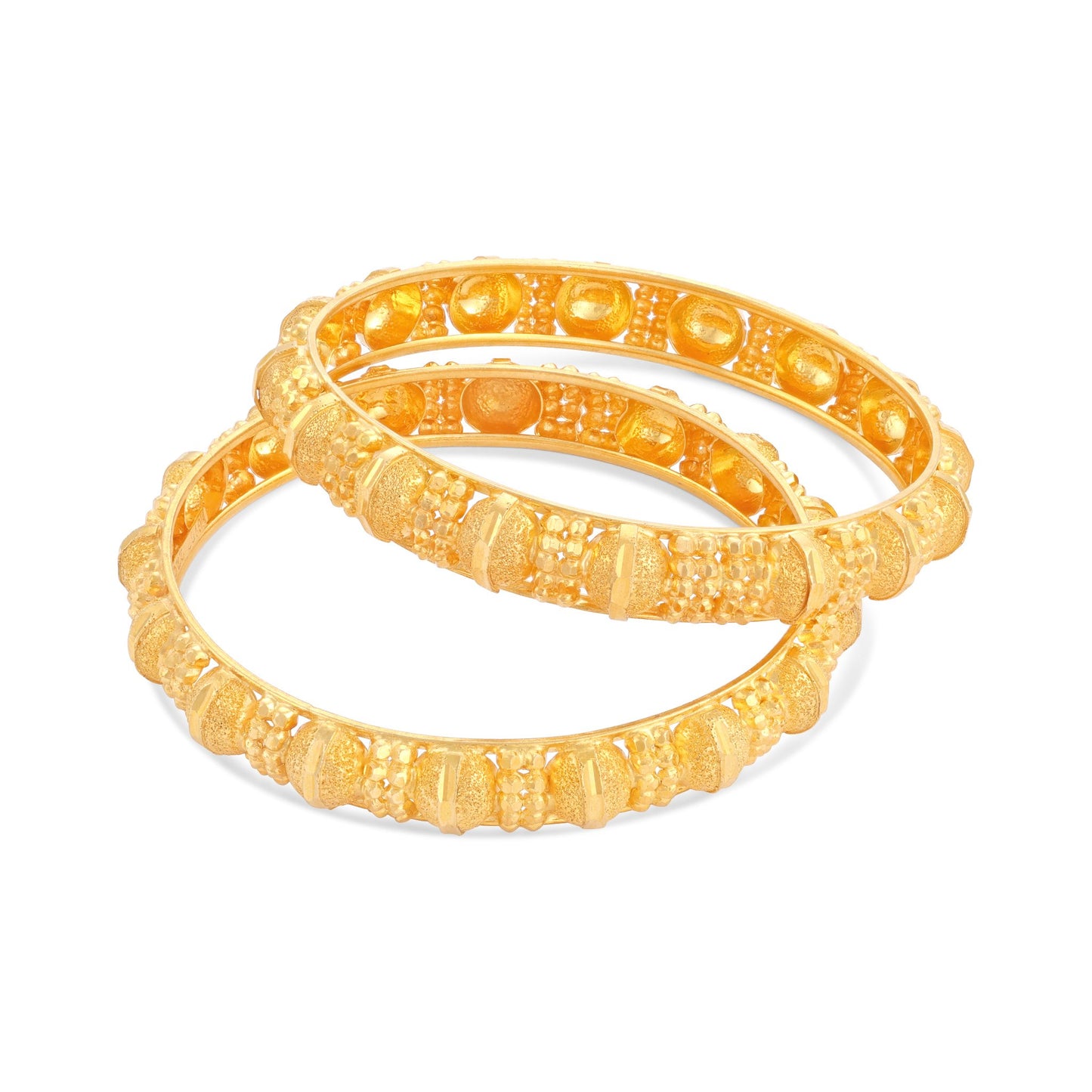 22ct yellow gold second-hand bangle set 09000633