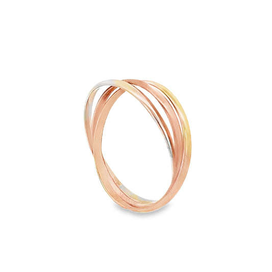 New 9ct multicolour gold ring 02022362