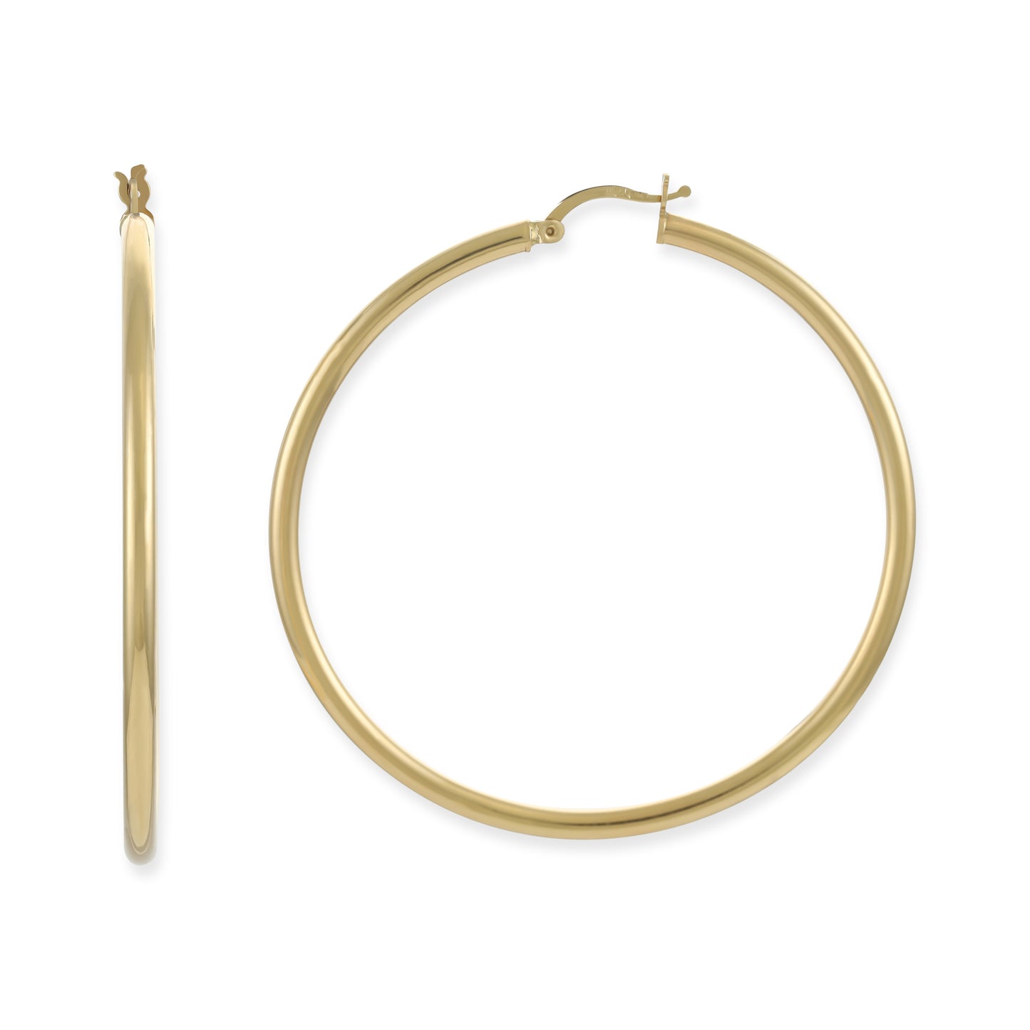 14ct yellow gold big hoop earrings 02027893