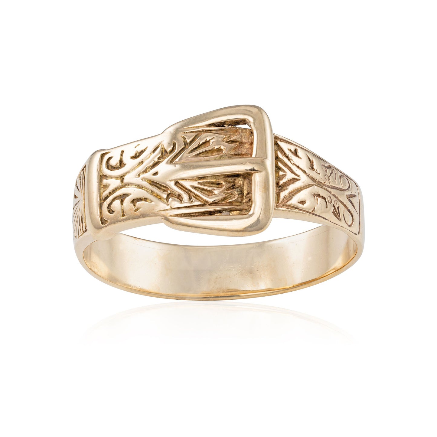 9ct yellow gold belt ring 02028469