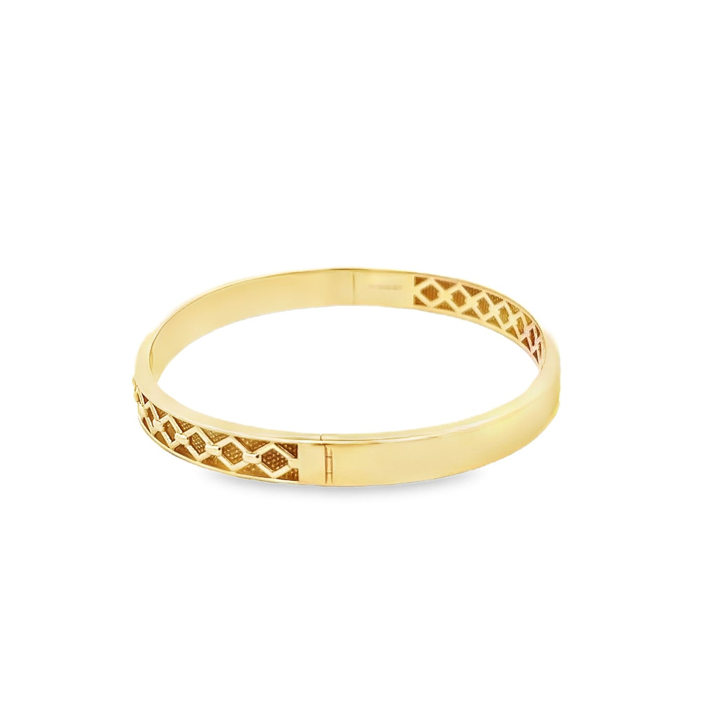 New 14ct yellow gold bangle 02021156