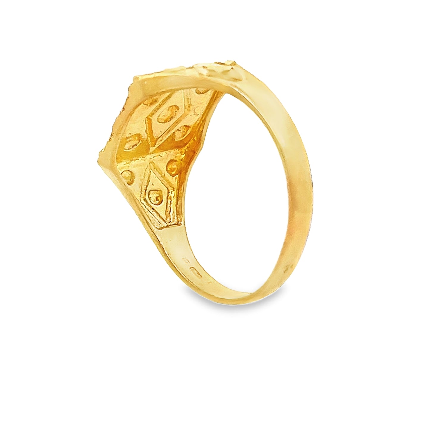 New 22ct yellow gold ring 02020452