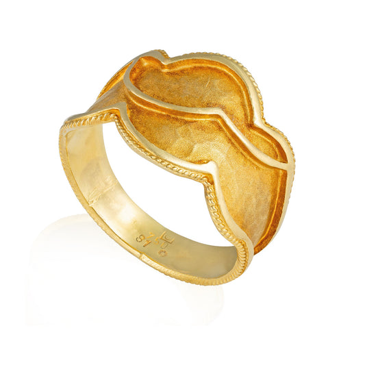 18ct yellow gold ring 08000420