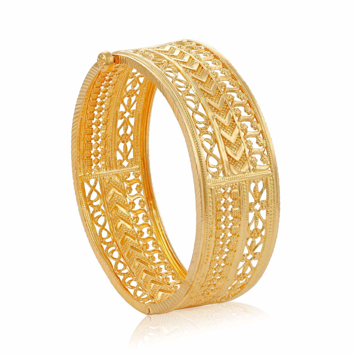 22ct yellow gold second-hand bangle 02033305