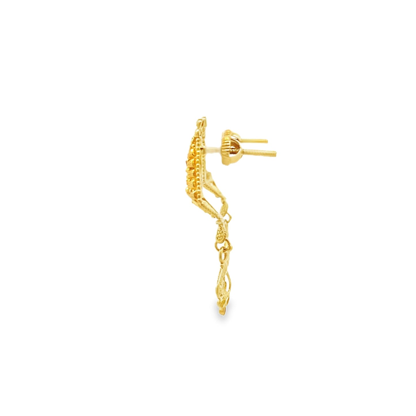 New 22ct yellow gold drop earrings 02020662