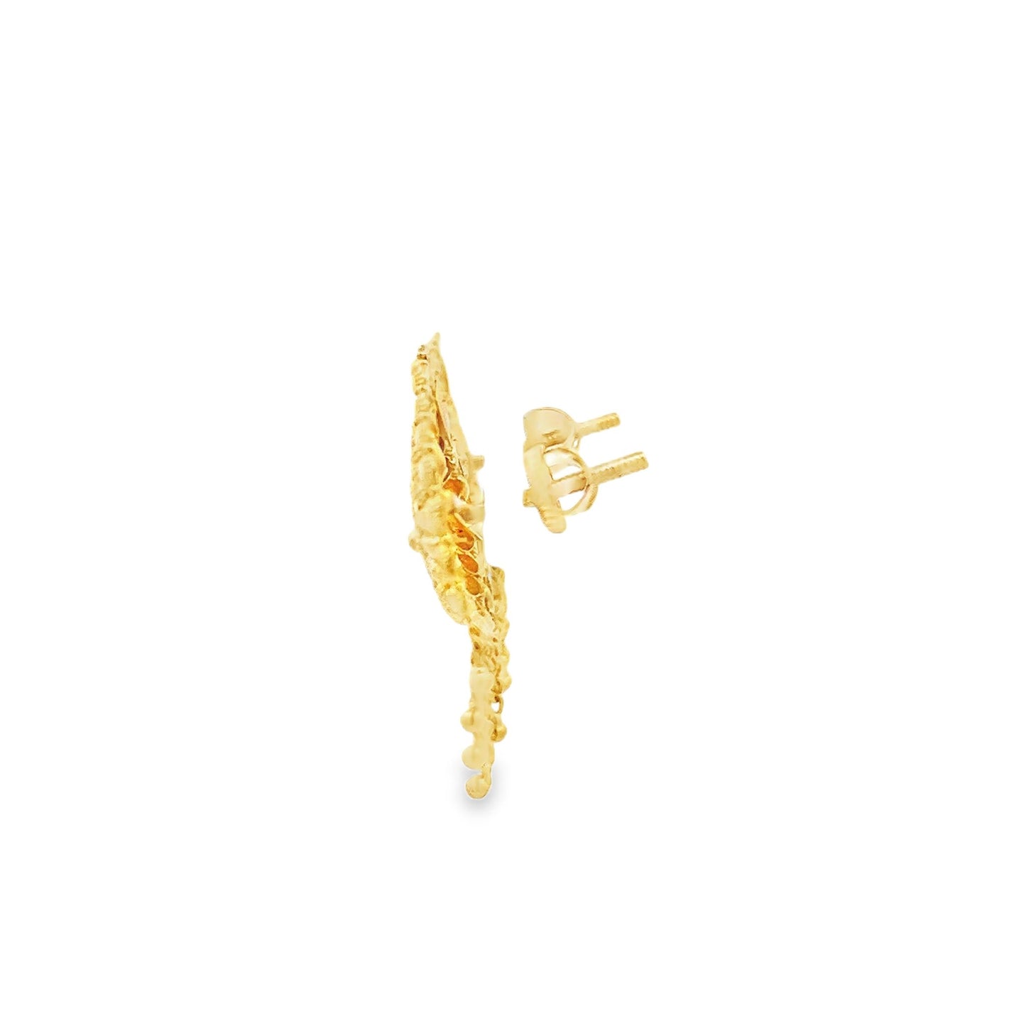 New 22ct yellow gold earrings 02020691