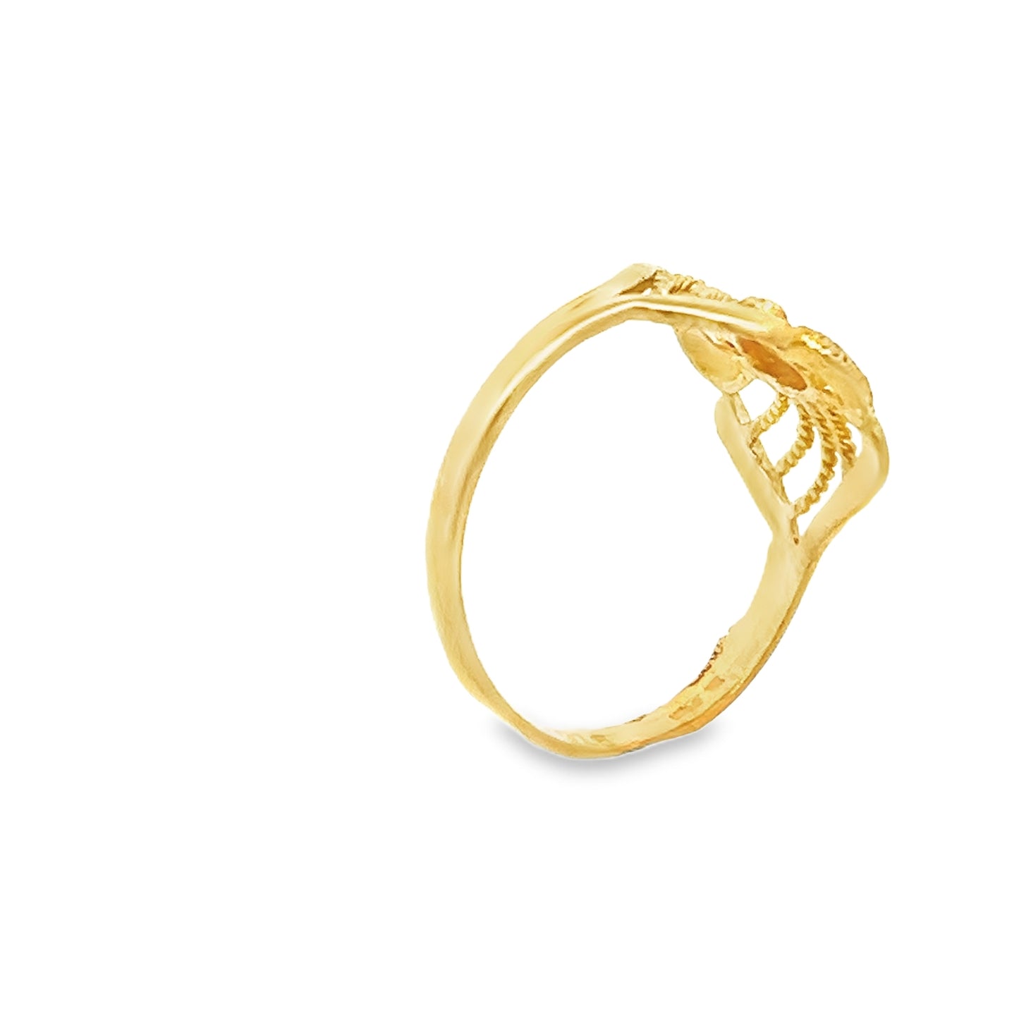 New 22ct yellow gold heart design ring 02020962