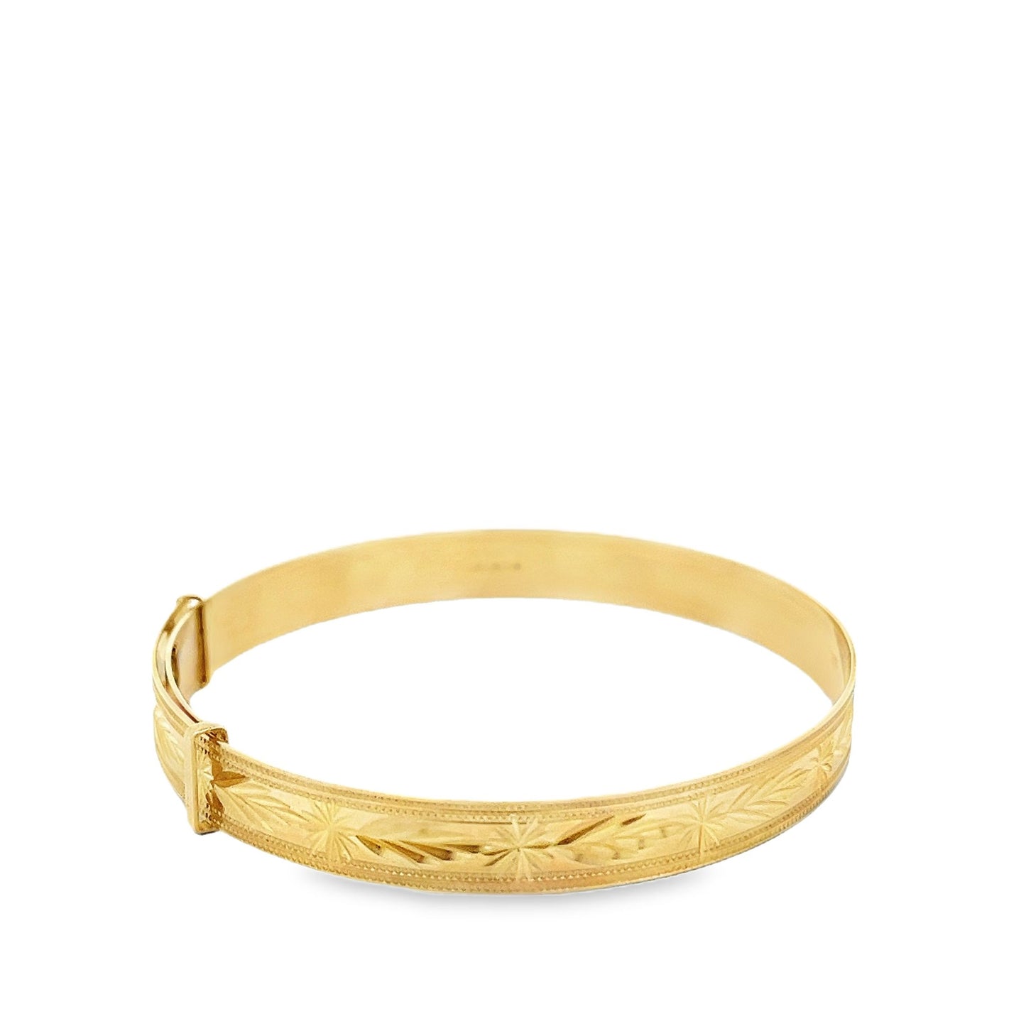 New 9ct yellow gold bangle 02023369