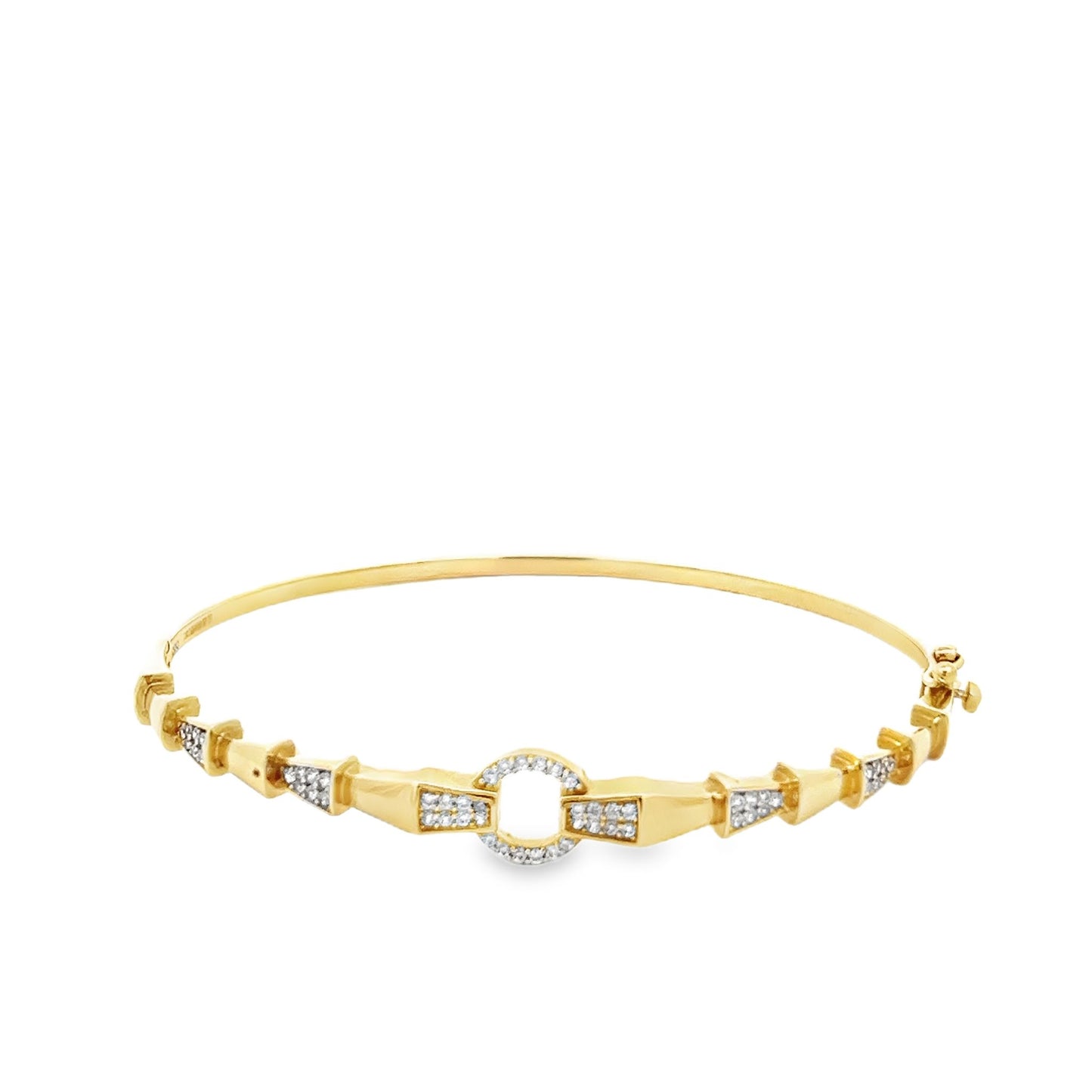 New 14ct yellow gold bangle 02021176