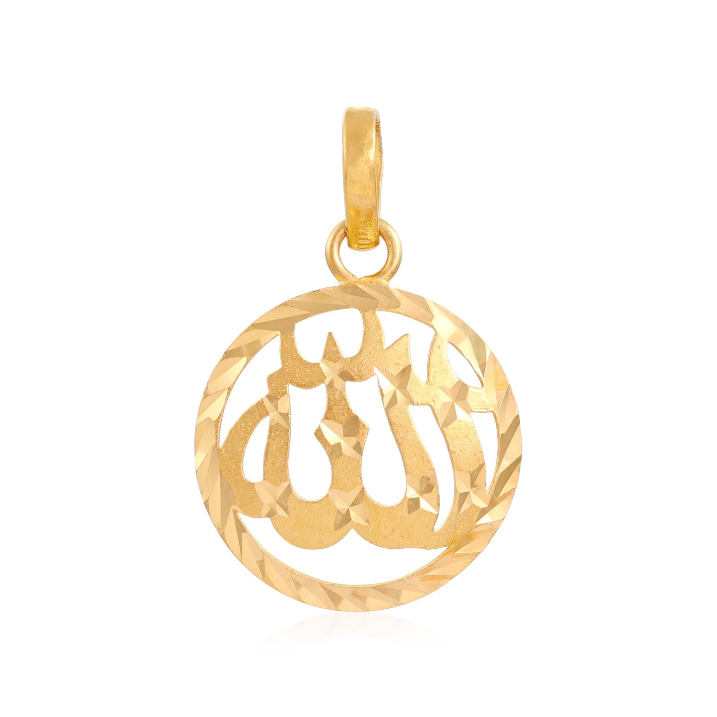 22ct yellow gold islamic Allah pre-owned pendant 01002837