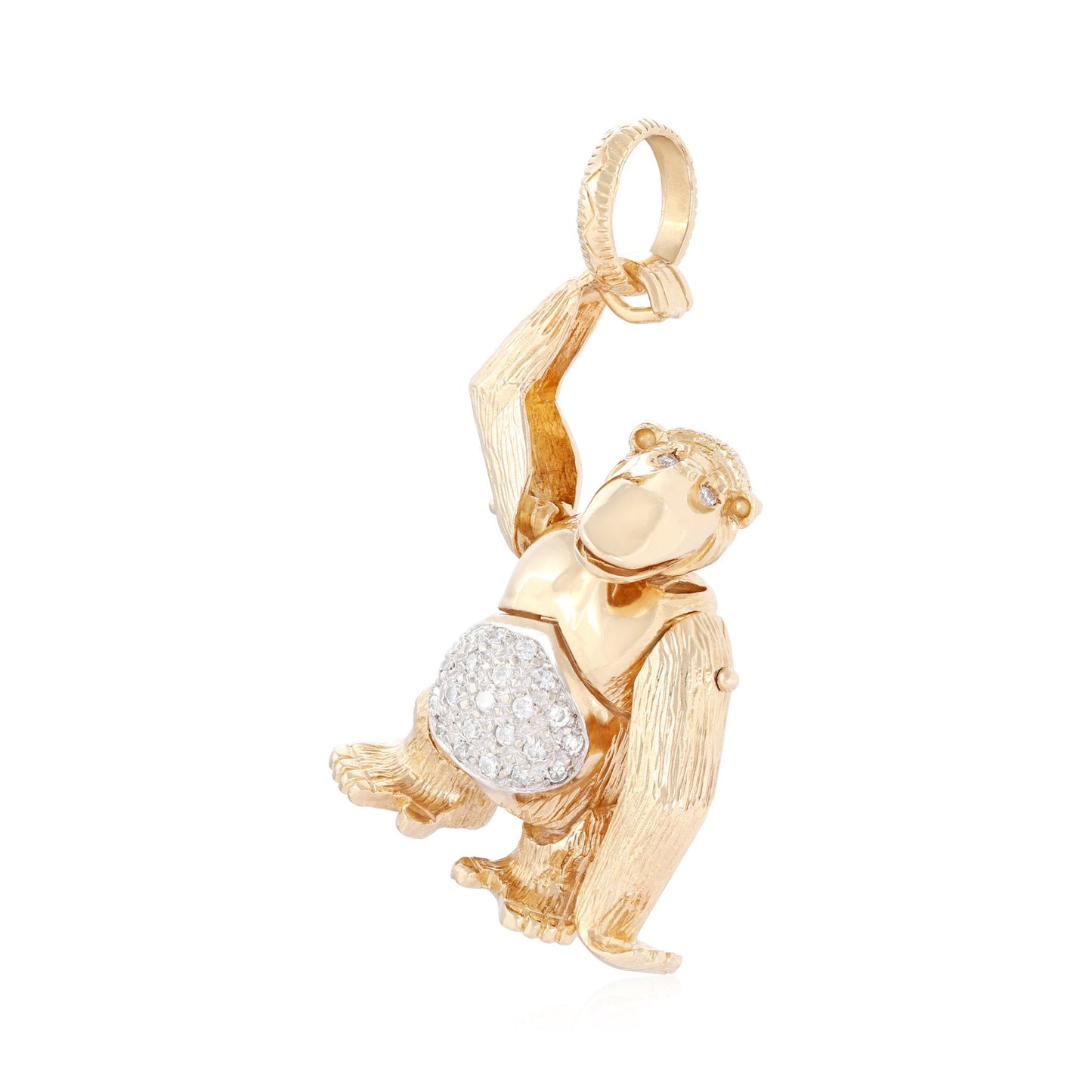 9ct yellow gold 'Monkey' pendant 02032360