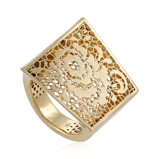 18ct yellow gold ring 08001499