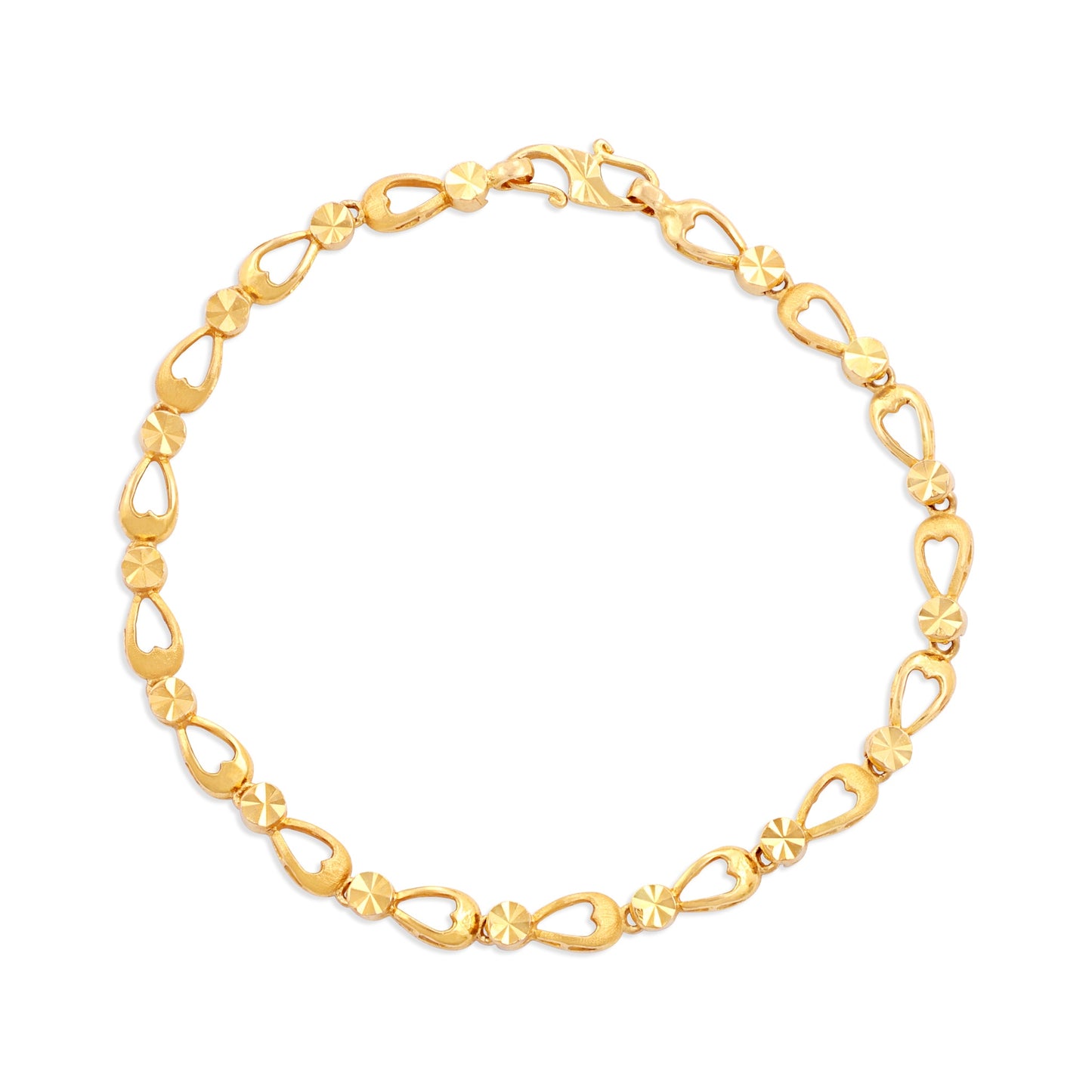 22ct yellow gold second-hand bracelet 01002944