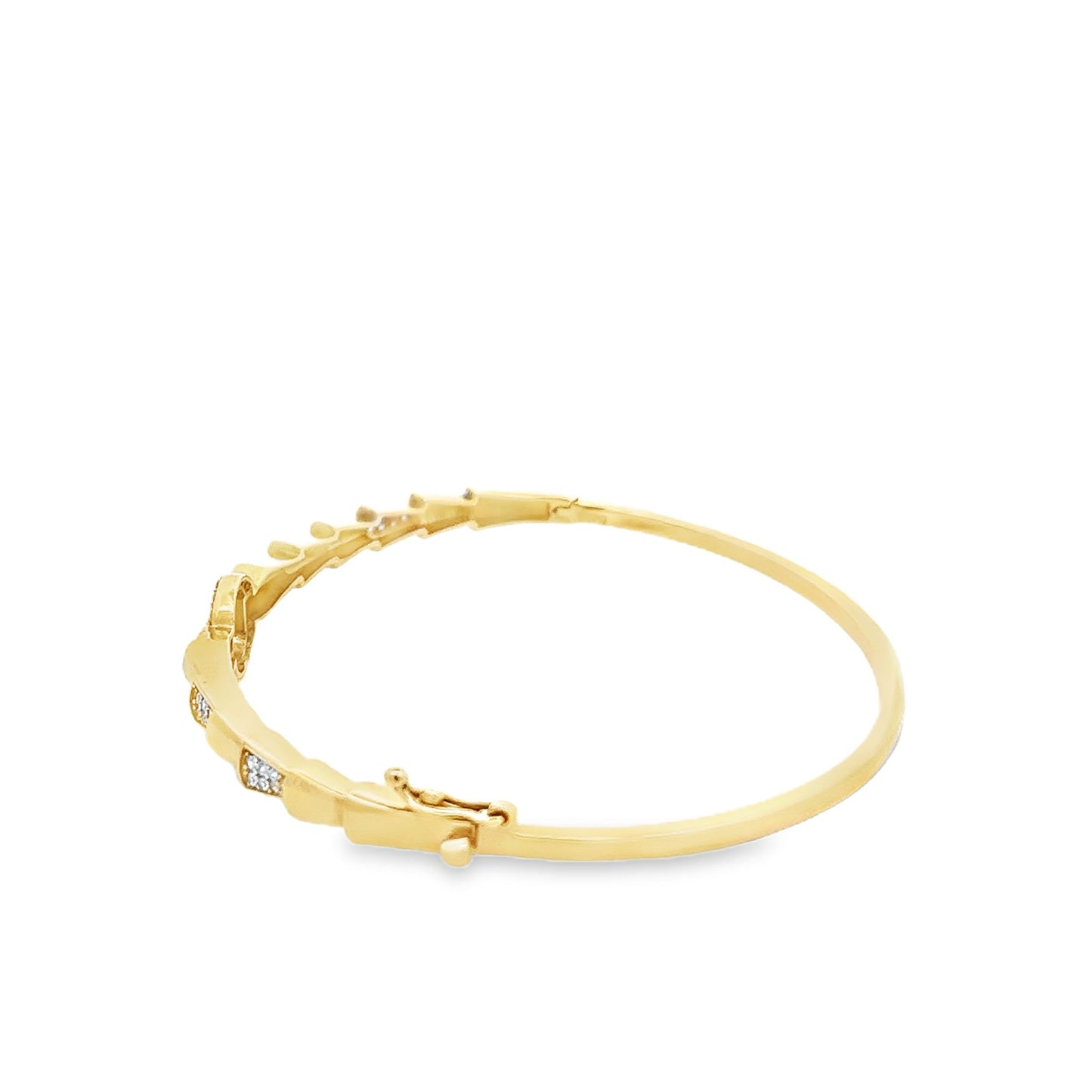 New 14ct yellow gold bangle 02021176