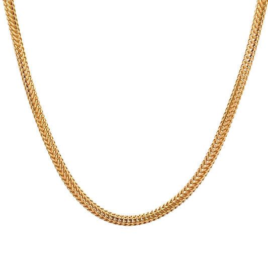 22ct yellow gold chain 01002336ChainRetroGold
