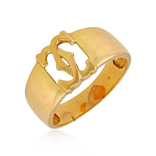 18ct yellow gold ring 11000186