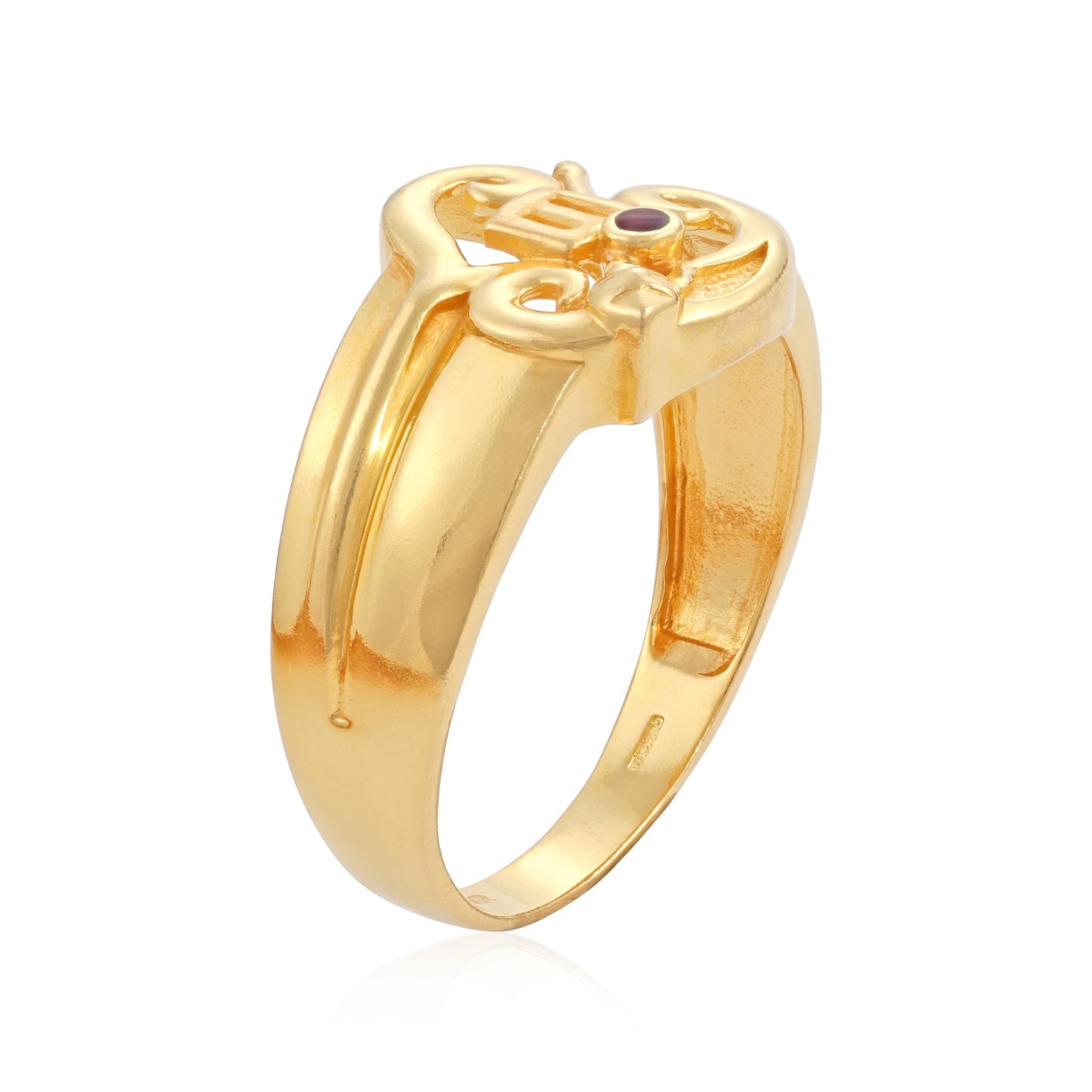 22ct yellow gold ring 02033683