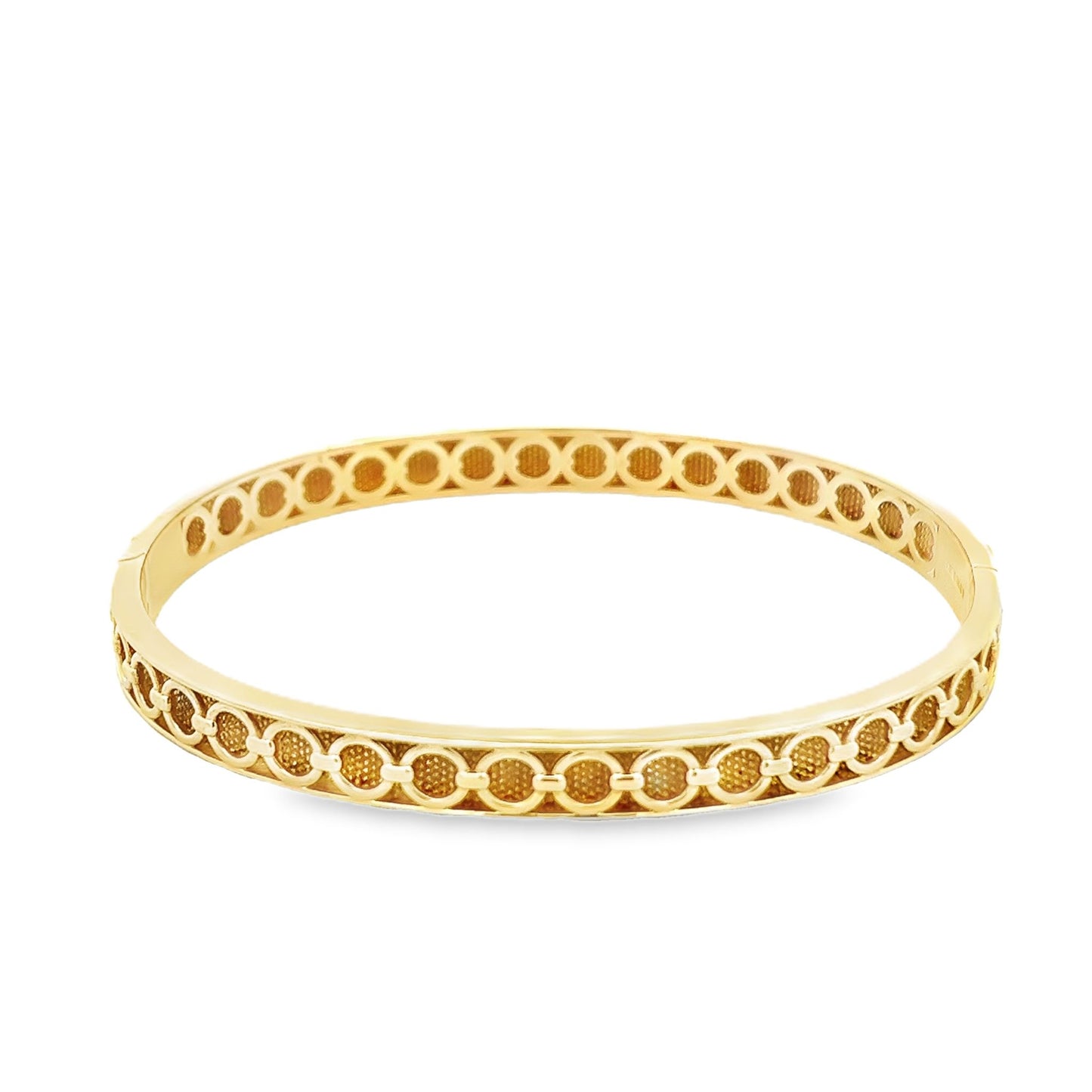 New 14ct yellow gold bangle 02021184