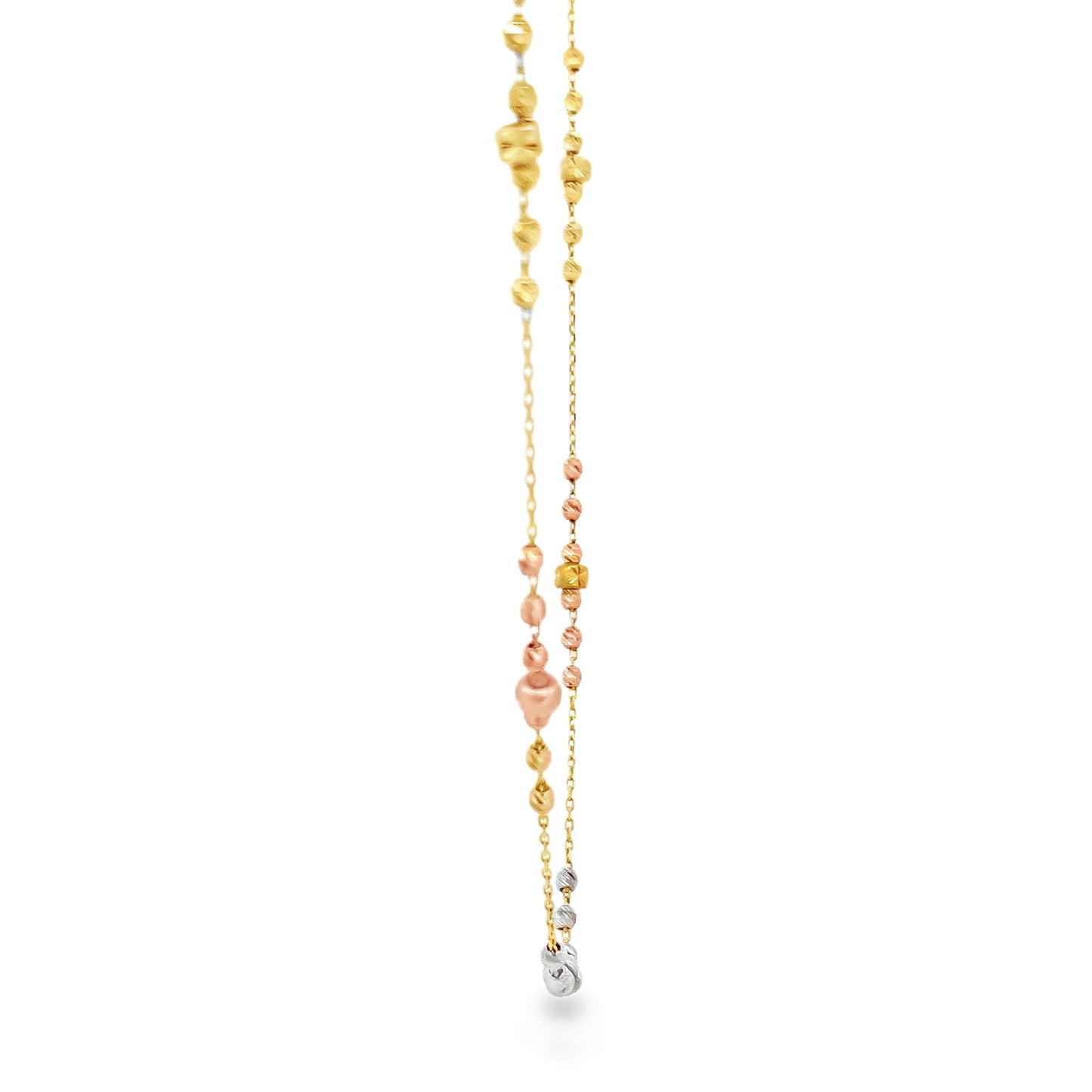 New 14ct multicolour gold necklace 02021806