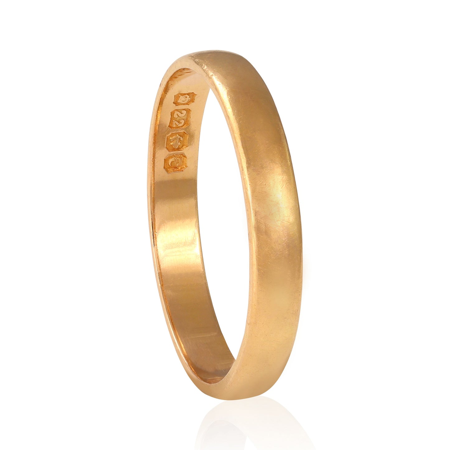 22ct yellow gold wedding ring 00006745