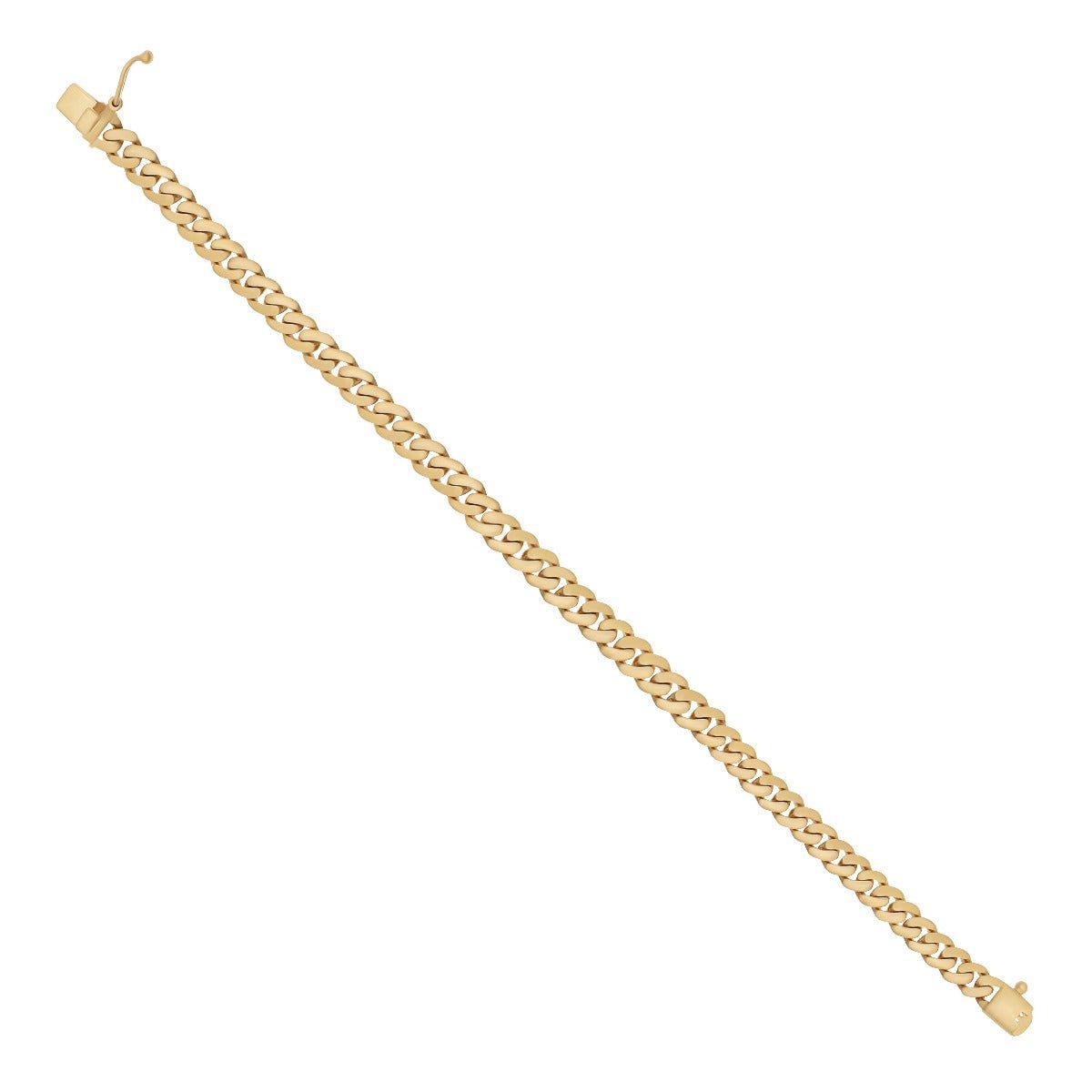 9ct Solid Yellow Gold Curb Bracelet 5.5mm 603000 B