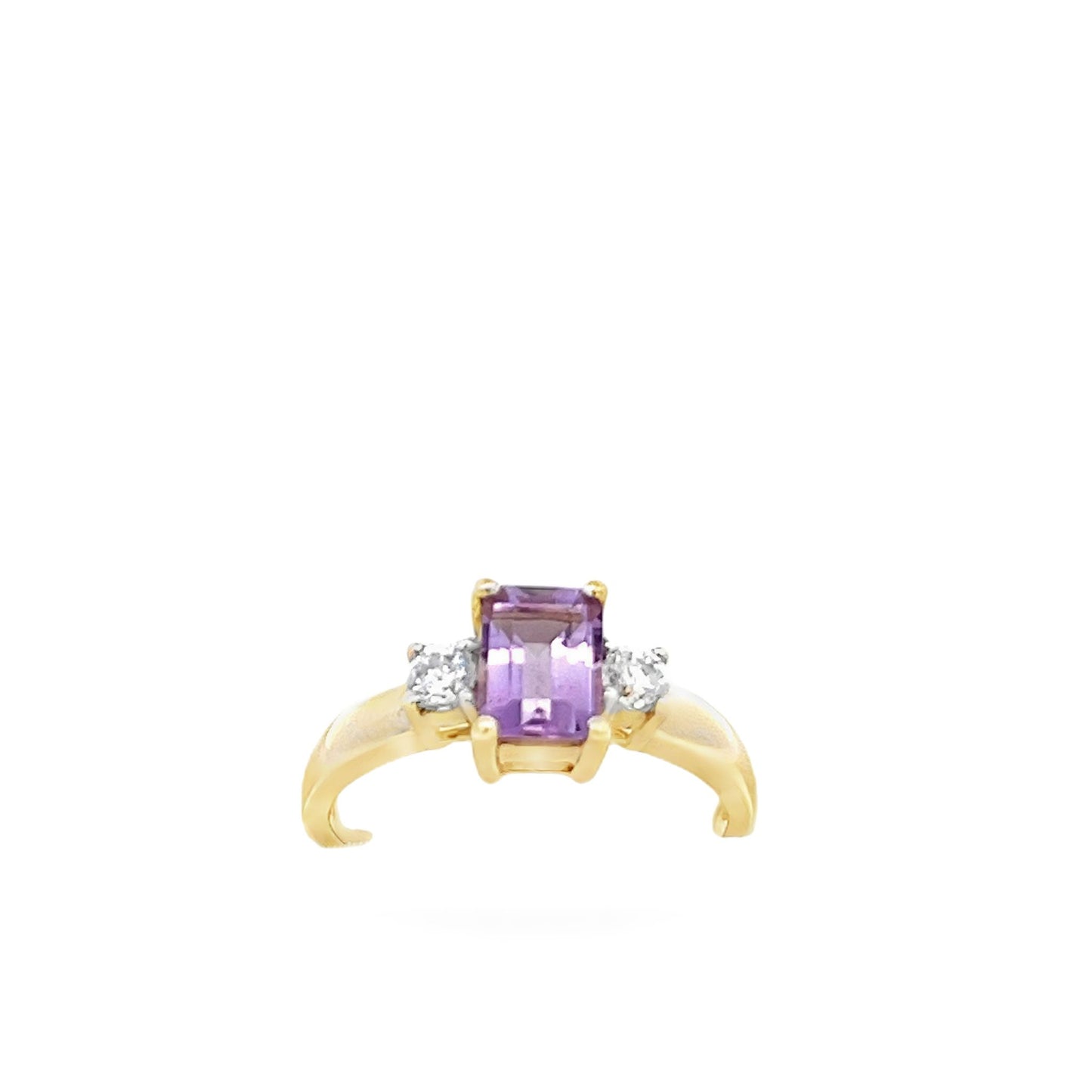 9ct yellow gold cocktail ring with stones 02032569