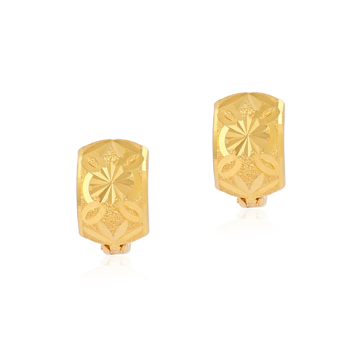 22ct yellow gold earrings 06004154