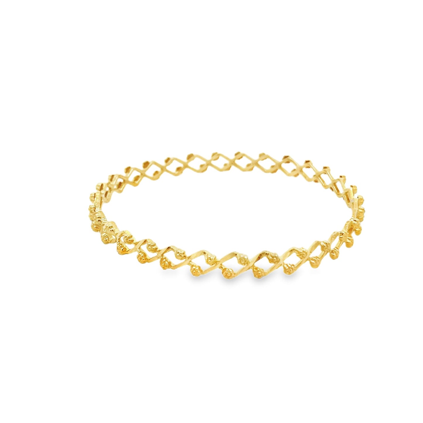 22ct yellow gold second-hand bangle FCA01019881-2