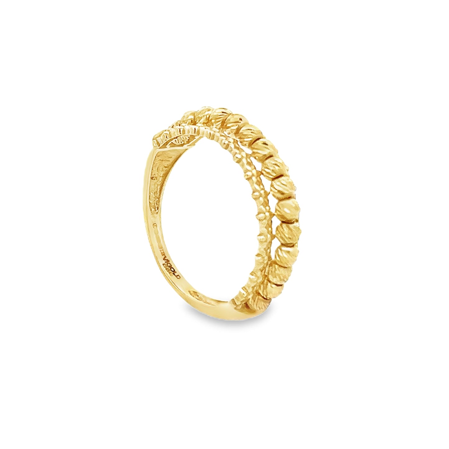 New 14ct yellow gold ring 02021478