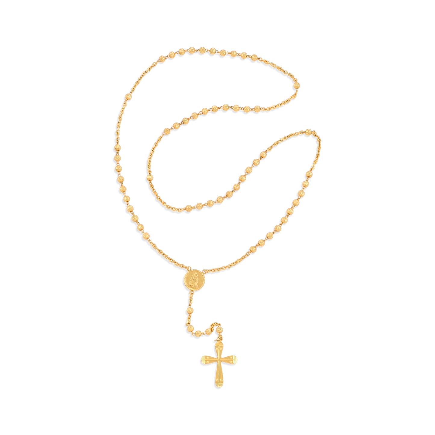 22ct yellow gold pre-owned chain with cross 05001746