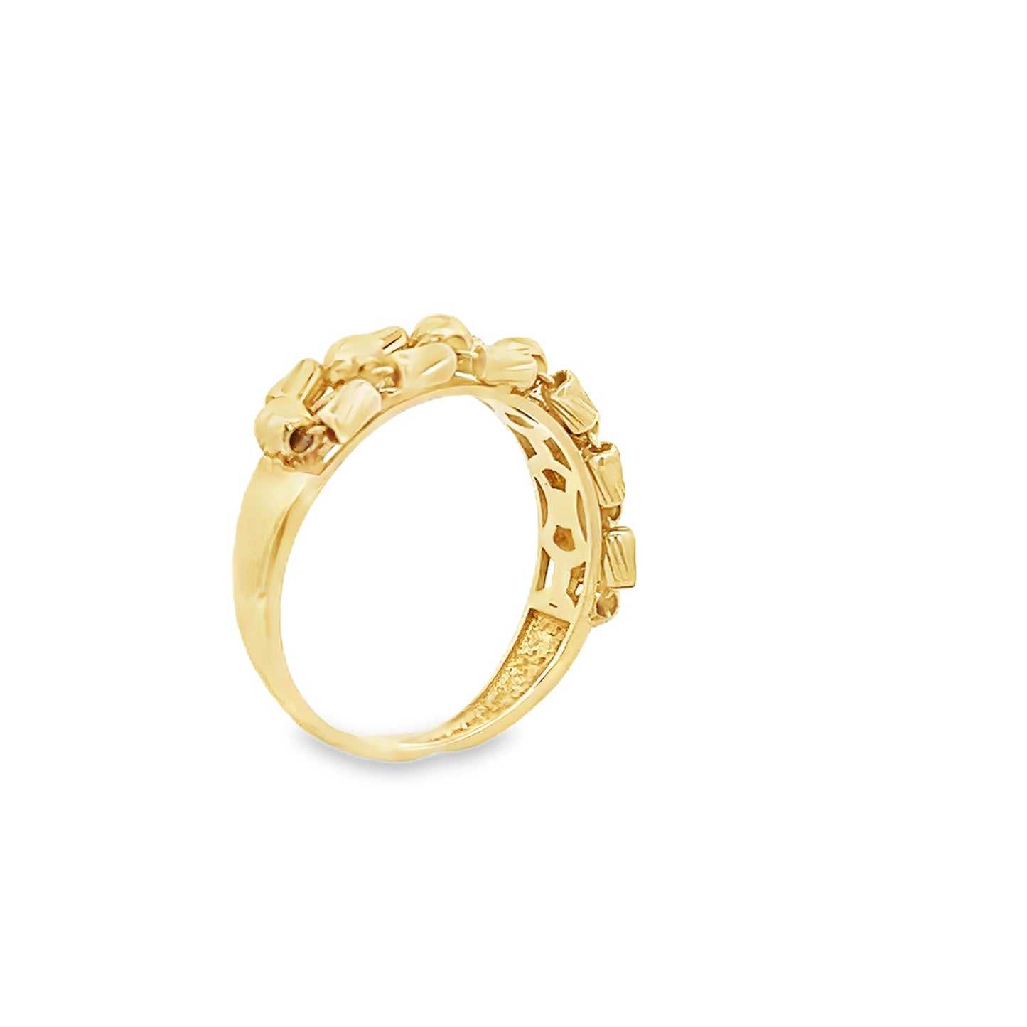 New 14ct yellow gold ring 02021390