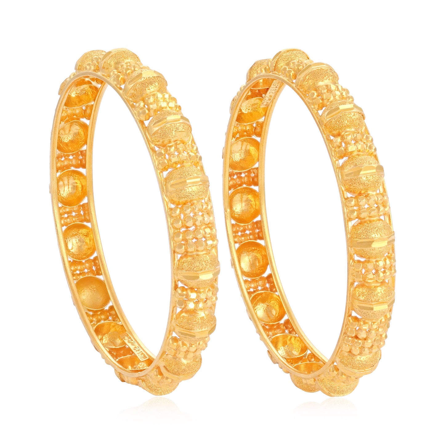 22ct yellow gold pre-owned bangle set 09000632