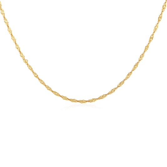 22ct yellow gold necklace 05001298