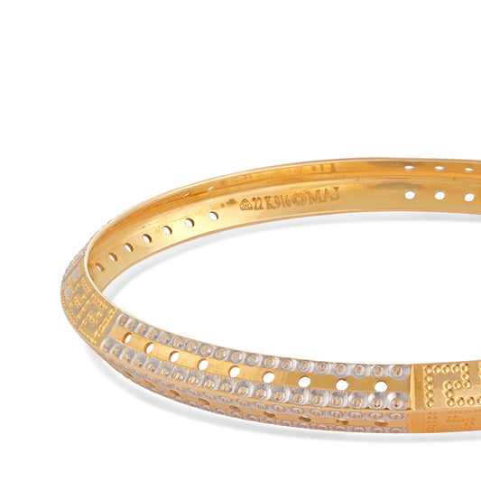 22ct yellow gold pre-owned bangle 07002353