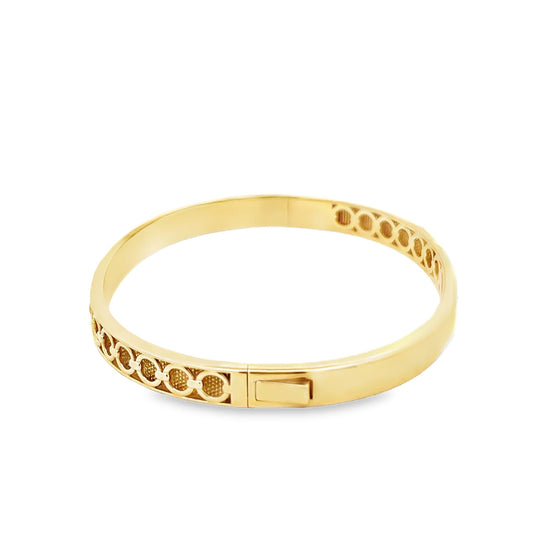 New 14ct yellow gold bangle 02021184