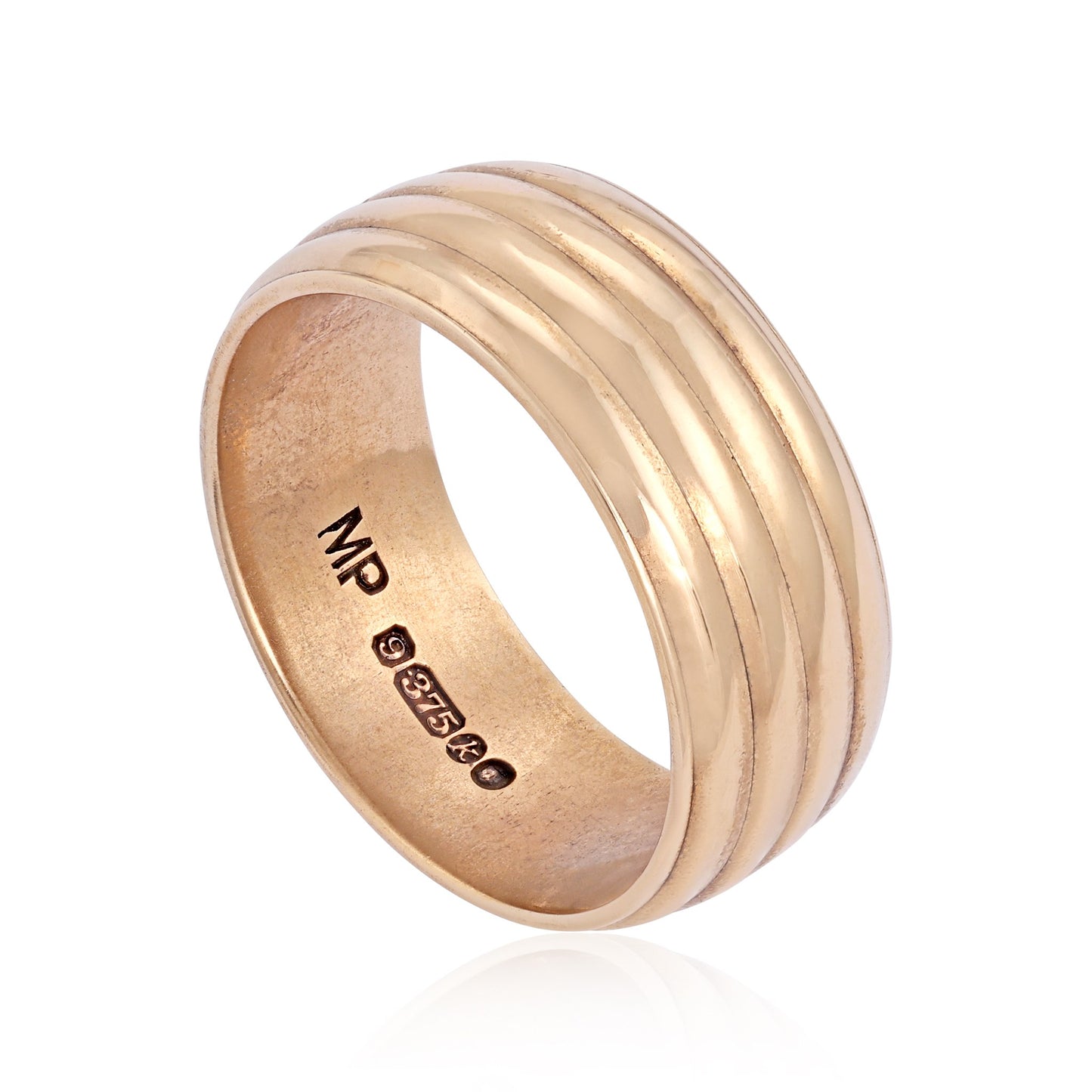 9ct yellow gold ring 00006348