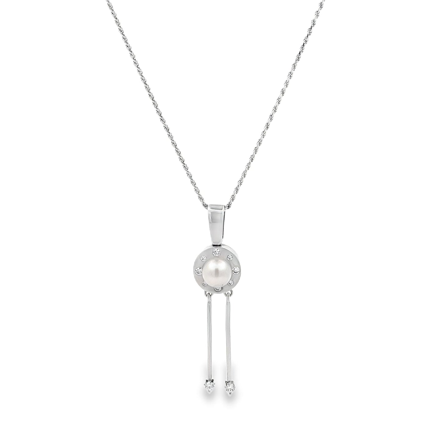 18ct white gold necklace 02029330