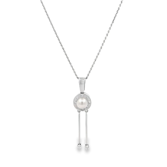 18ct white gold necklace 02029330