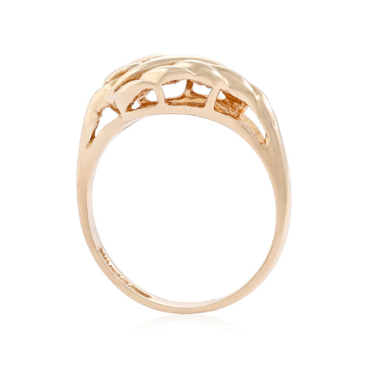 9ct yellow gold pre-owned ring 02032445