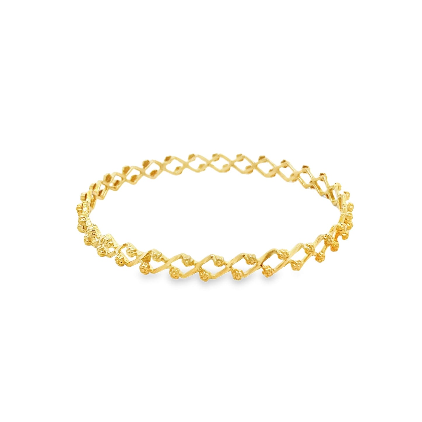 22ct yellow gold second-hand bangle FCA01019881-2