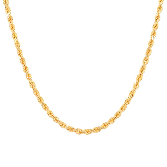 22ct yellow gold pre-owned  rope chain 02033274