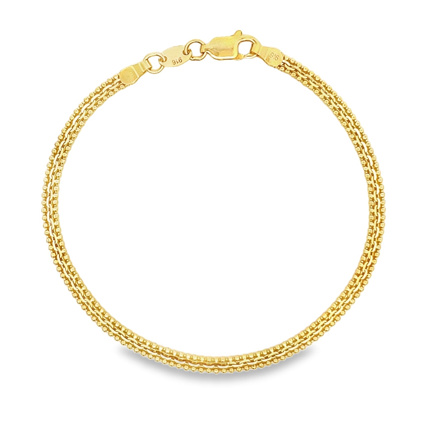 New 22ct yellow gold bracelet BF823-BR135