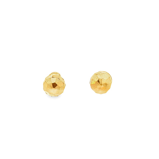 New 22ct yellow gold stud earrings 02022931